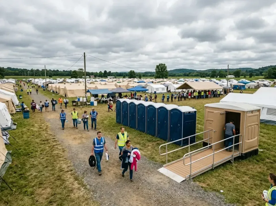 disaster-relief-camp-restrooms-010 — frequently asked questions, Dumpster & Portable Bathrooms Rental in Laureldale, PA